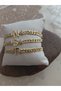 Zircon Stone Lettered Gourmet Bracelet Steel Women's Bracelet - 3