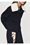 Wool Blend Coat with Fur Collar - 8