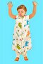 Summer Muslin Sleeping Bag 100% Cotton Muslin Dinosaur Children Baby Sleeping Bag - 4