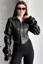 Biker Brown Leather Jacket
