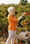 Hijab Collar Is Closed Natural Linen Fabric Loose Fit Comfortable Cut Shirt Truncu - 3