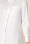 Pocket Flower and Silver Detailed Tunic 4889 - 4