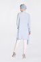 Pul Payet Detail Asymetric Chiffon Tunic 4077-1 - 4