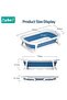 13 PCS Baby Bath Tub Foldable Bathtub With Temperature Sensing + Bathmat Cushion + Shower Cap + Wash - 2
