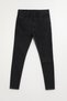 Women's High Waist Skinny Fit Stretch Fabric Anthracite Jeans Pants - 2