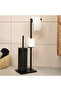 Movable Wc Set Square Matte Black Kbw-871Mb - 6
