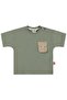 Basic 6-18 Months T-Shirt with Pockets - Khaki