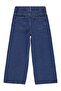 Floral Embroidered 6-9 Years Old Pants Jeans - Blue - 2