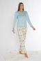 Long Sleeve Pajama Set Viscose Seasonal 790-310 - 2