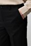 Men's Black Straight Fit Trousers - 4