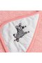 100% Cotton Soft Baby Girl-Boy Bath Towel Swaddle 75X75Cm Pink Zebra Embroidery - 2