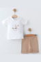 100% Cotton 2-Piece Shorts and T-Shirt Baby Set - 3