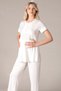 Maternity Short Sleeve Pajama Set – Classic Lace Detail |   Hospital Discharge & for the Maternity Period
