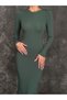 Women's Back Low-Cut Maxi Dress - 5