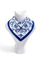 Blue Patterned Scarf Bandana