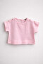 2-6 Years Old Girl's Pink Muslin Shorts Set-4 Y - 2