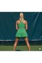 Green High Waist Tennis Skirt-Darkalip Shorts Skirt-Slim Fit Sports Skirt-Double Layer Tennis Skirt - 2