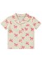 Bow Patterned Pajama Set for 6-9 Years Old - Ivory - 2