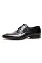 120560 Black Lace-Up Neolite Sole Men's Shoes - 2