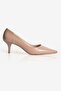 Women's Stiletto Pointed Toe Heeled Shoes Elva Beige - 3