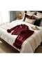 Women's Feathered Satin Nightgown Set - 3