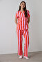 Multicolor Amour Shirt Pants Pajama Set