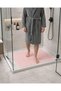 Main Shop Suction Cup Bath Mat - Non-Slip Shower Cabin Mat with Drain Holes - Massage Effect Pink Bathtub Mat 54X54 cm M-150 - 3
