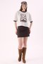 Crep Women's Chase the Sun Text and Sun-Themed Printed Crew Neck Short Sleeve T-Shirt – Oversize Fi - 6