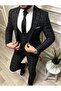 Men's Italian Cut Judge Collar Vest Suit - Slim Fit - 2