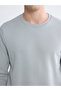 Trendlucky Men's Thick Sweatshirt with Oval Collar and Contrast - 3