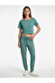 High Waist Slim Fit Lace-Up Sports Leggings - 2