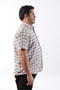 Short Sleeve Plaid Cotton Men's Shirt Kk-8063-Tss - 6