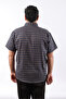 Short Sleeve Plaid Cotton Men's Shirt Kk-8076-Tss - 3