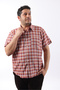 Short Sleeve Plaid Cotton Men's Shirt Kk-8058-Tss - 5