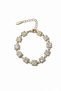 Xuping Zircon Bracelet Steel Zircon Square Stone Non-Tarnish Anti-Allergic Gold Color