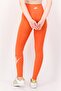 Women Dri-Fit Brand Logo Training Leggings, Orange - 2