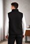 High Collar Slim Fit 3-Pocket Softshell Men's Vest Water-Repellent Fabric - 3