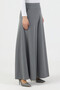 A-Line High Waist Wide Palazzo Trousers - 5