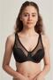 Women's 9121010 Tulle Non-Padded Soft Cup Gathering Bra - 2