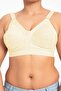 Women's 1136 Floral Elastic Detailed Underwireless Gathering Bra - 2