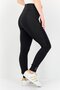 Women Tight Fit Training Leggings, Black - 2