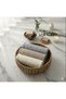 Deri̇n Luxury 12 Pieces 30-50 cm Hand Towels - Kitchen Towels - Drying Cloths, Gift Towels for Wedding, Promise, Engagement, Birthday, Bathroom Sink Basket Towels 4 Gray 4 Brown 4 Cream (in Sizes 30-45) - 4