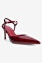 Women's Stiletto Pointed Toe Heeled Shoes Irisa Burgundy - 5