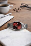 Axis Series - Burgundy Dial Steel Case & Strap Men's Wristwatch - 2