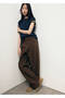 Low Waist Wide Leg Pants - 6