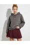 Women's Three Thread B Printed K Hooded Cotton Inside Soft Textured Regular Cut Sweatshirt - 5