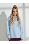 Women's Three Thread B Printed K Hooded Cotton Inside Soft Textured Regular Cut Sweatshirt - 5