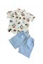 Baby Boy Cotton Linen Suit Summer 6-18 Months - 3