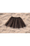 Women's Elastic Short Skirt with Drawstring Detail - Beach and Home Use - 3