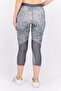 Women Sportswear Fit Training Capri Leggings, Grey - 3